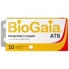 BioGaia ATB Probiotika Jordgubbssmak 10 tabletter