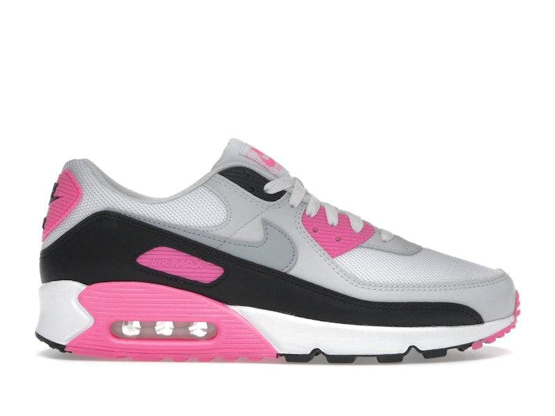 Nike Air Max 90 White Pink Glow Wolf Grey (Women's) - 44 / Standard