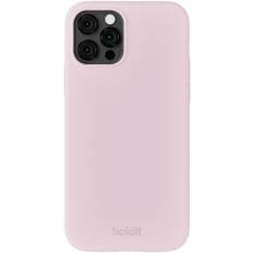 HoldIt Silicone Case Iphone 12/12 Pro Pale Pink 76x13x140 mm - Mobil Covers hos Magasin