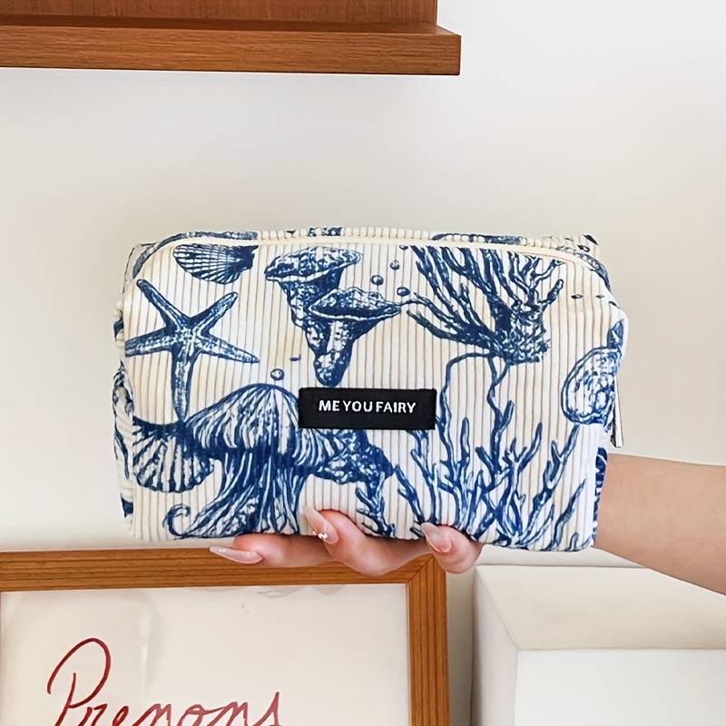 Cosmetic Bag, Women's Travel Essentials, Skincare Organizer, Makeup Bag, Coin Lipstick Organizer, Travel Bag Organizer, Sanitary Napkin Organizer, Makeup Brush Bag, Organizer Bag, Zippered Makeup Bag