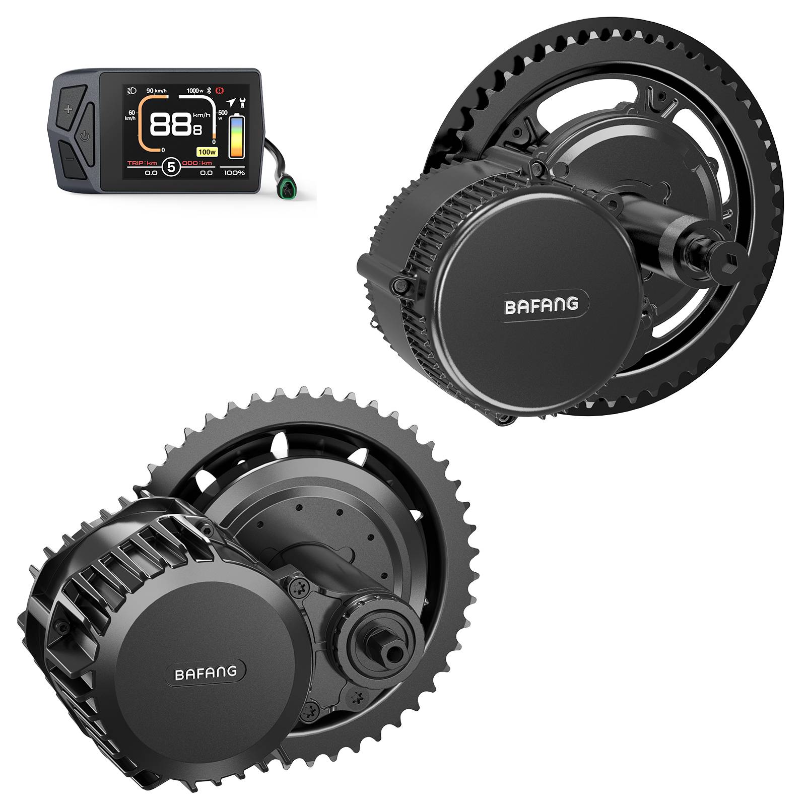 [EU Direct] Bafang Mid Drive Motor BBS01B BBS02B BBSHD Electric Bike Conversion Kits 36V 48V 750W 1000W 500W 250W Motor Kit 8FUN M315 M615 M215 Engine EBike Middle Motor for Bicycle 68-73 100 120mm