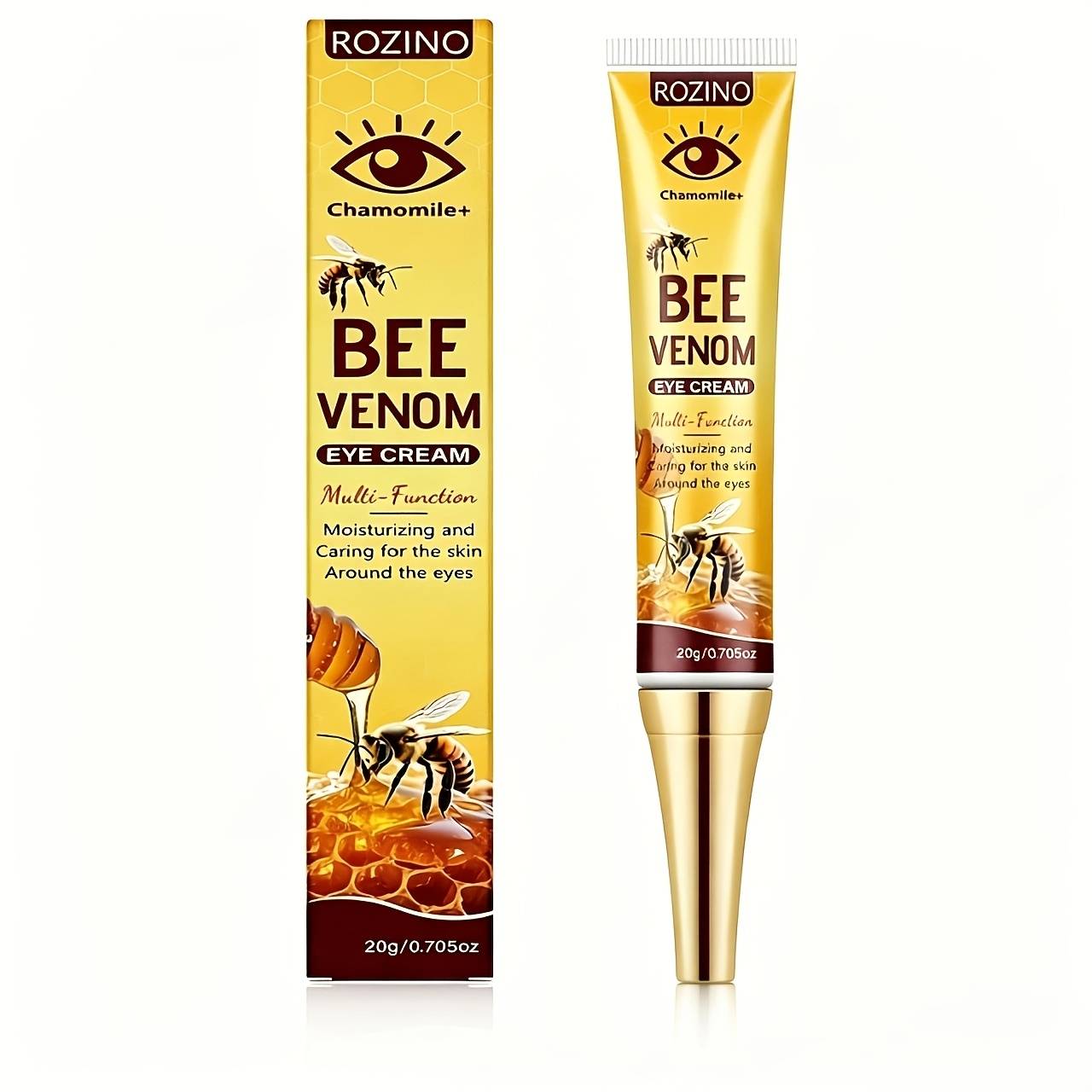 TEMU Bee Venom Eye Cream, Moisturizing, Firming, Smoothing, Brightening, For And , Eye Care, Facial Care, Suitable For Men And Women