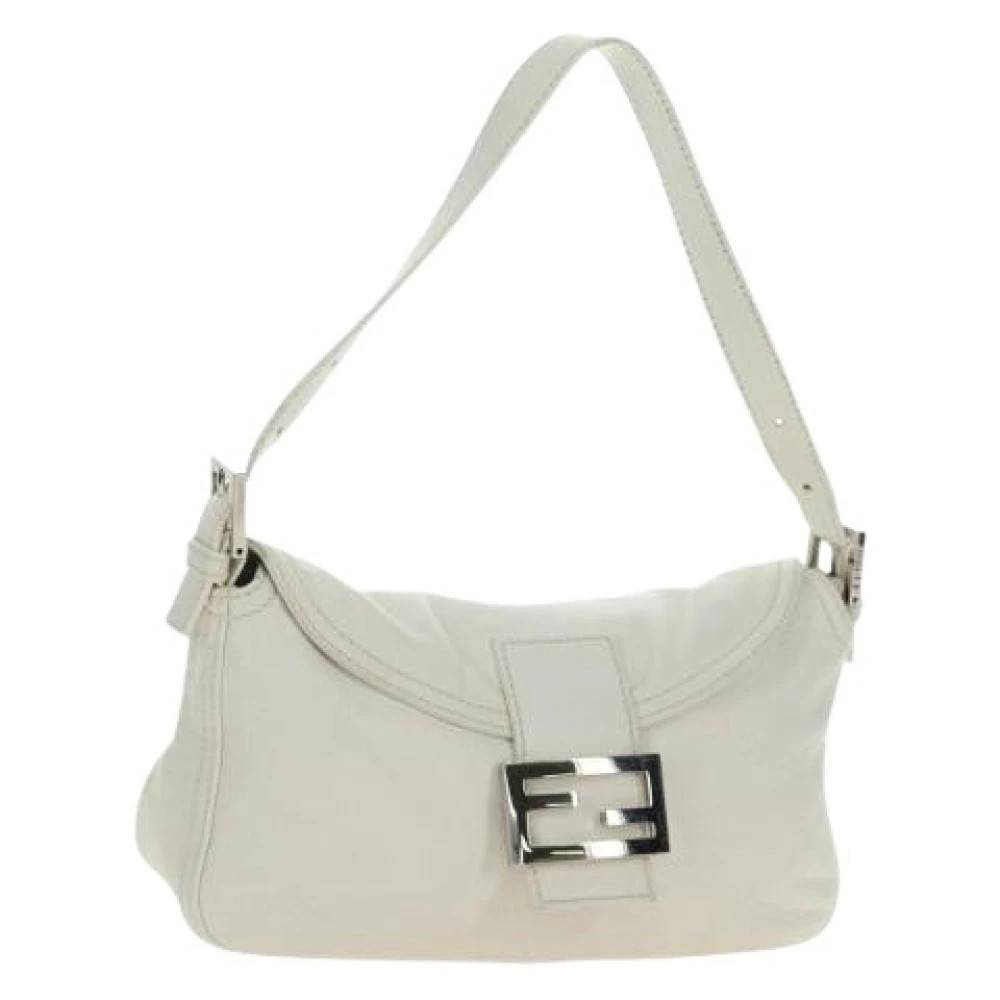 Fendi Vintage Pre-owned Laeder fendi-tasker - Vintage - Dame - Hvid - ONE SIZE -