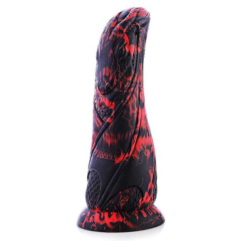 HiSmith WDD022-M Wildolo Huge Fantasy Monster Dildo with Suction Cup 23.6cm Black-Red