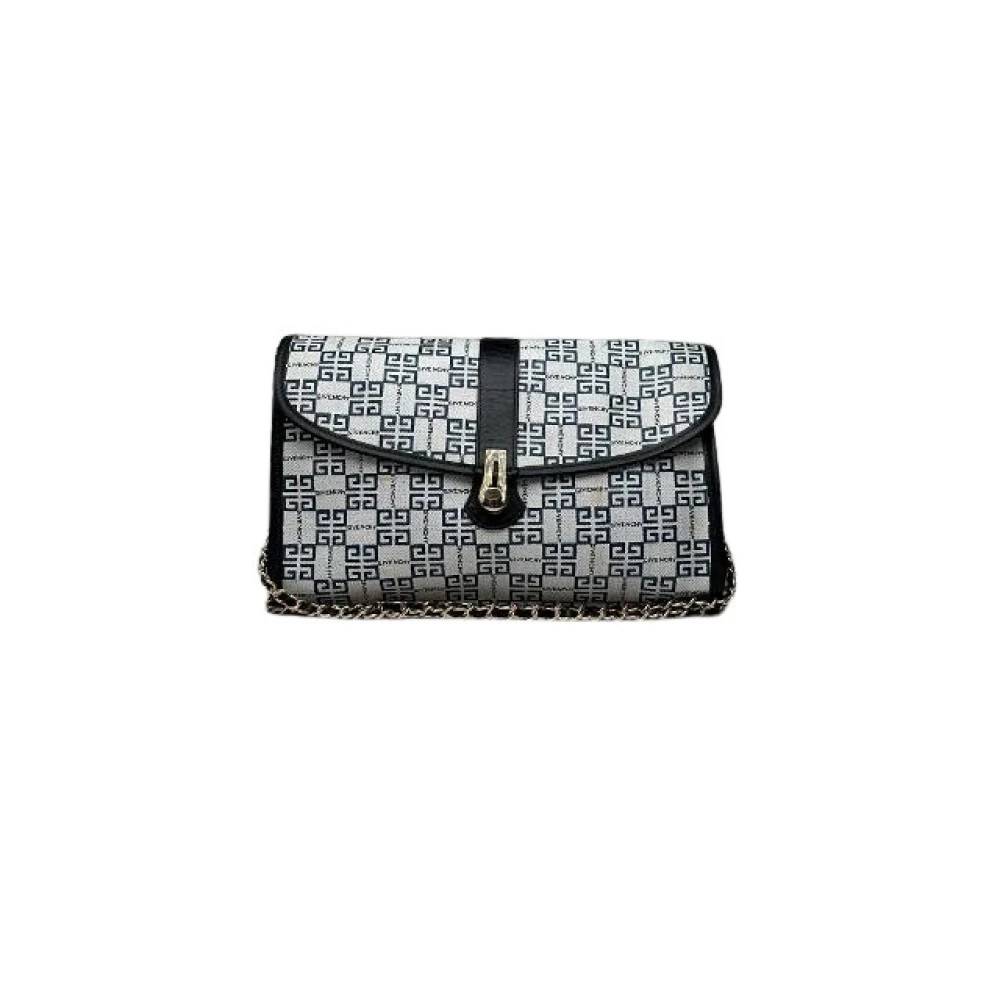 Givenchy Pre-owned Pre-owned Leather Cross Body Bag - Vintage - Dame - Hvid - ONE SIZE - Uld