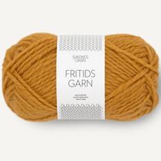 Sandnes Fritidsgarn 50g - Sandnes Fritidsgarn Senapsgul 2335