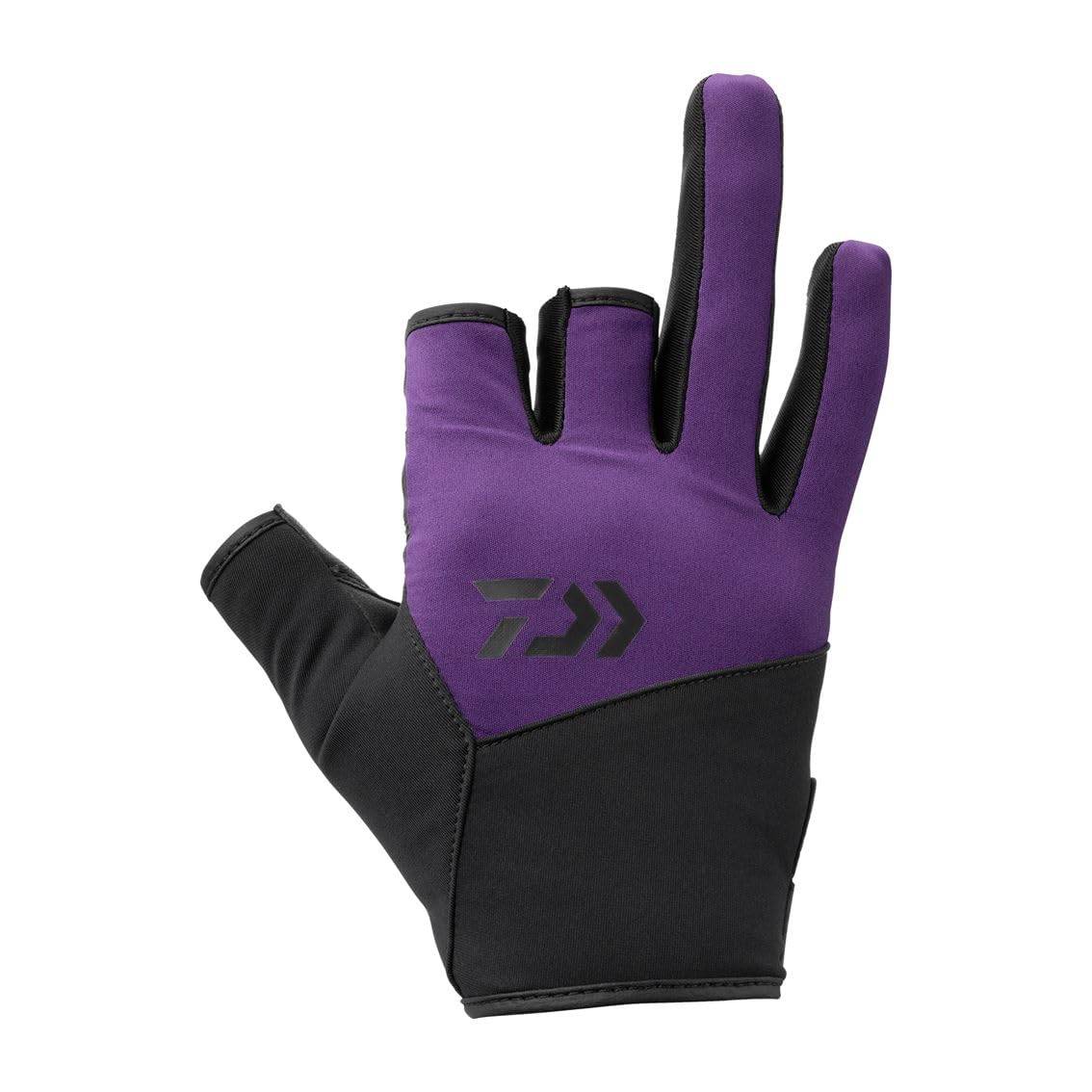 Daiwa Purple Size M 22DG-8922W Gloves, violett