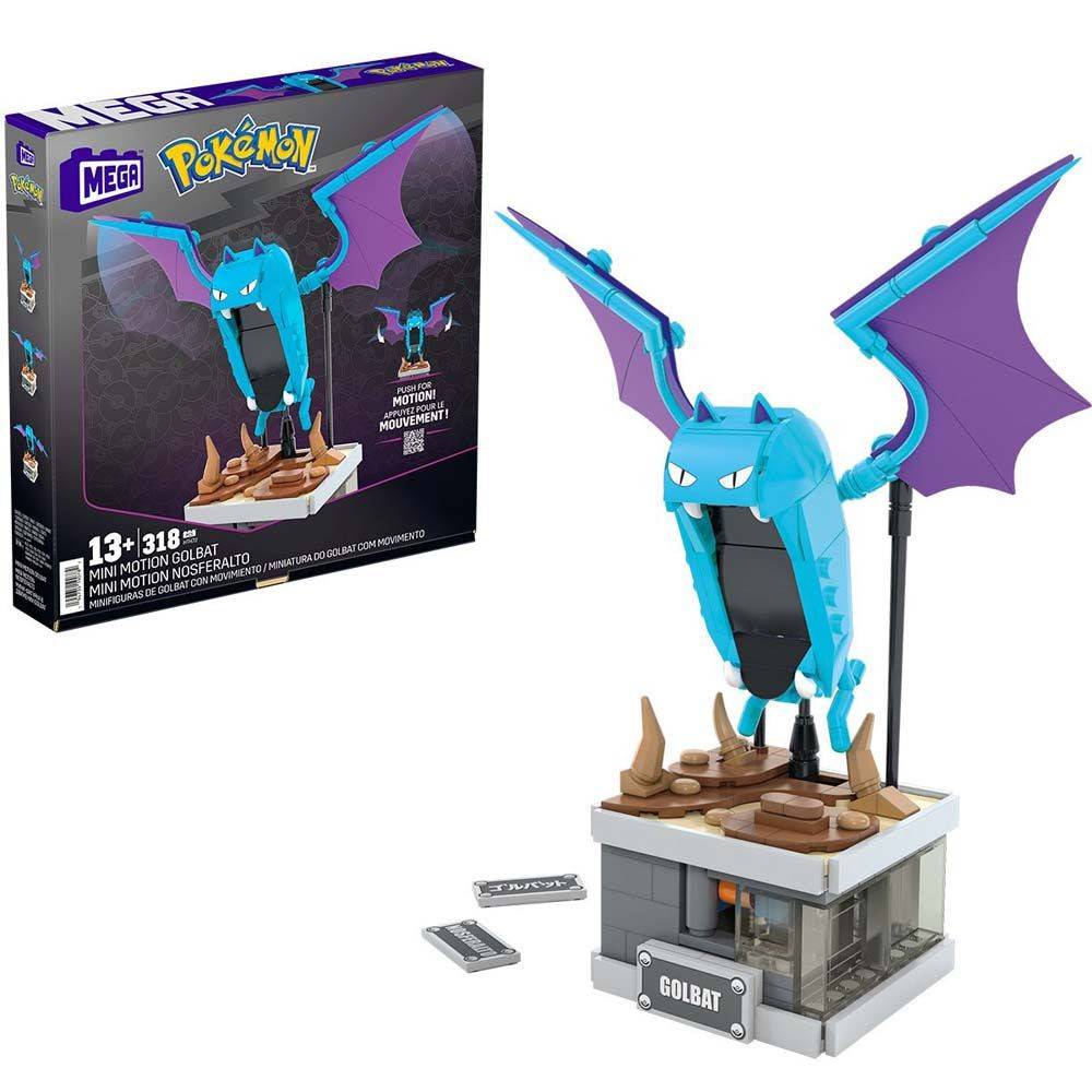 Mega Construx Mini Motion Golbat Mega Bloks Pokemon Construx figur HTH72