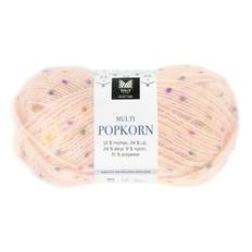 Dale Multi Popkorn 503 Pudderrosa Indhold: 31% polyester, 24% uld, 24% akryl, 12% mohair & 9% nylon Vægt/længde: 50 gram = ca. 135 meter Anbefalede pinde: 4.00-6.00 mm Strikkefasthed: 10 cm = 18-14 m Kan maskinvaskes - Uldvask 30 °C / Brug ikke skyllemiddel / Tørres fladt.
