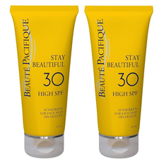 Beauté Pacifique - 2 x Stay Beautiful Face Sunscreen SPF 30  50 ml - Solcreme - Klar til levering - Prismatch
