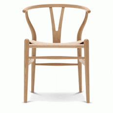 CH24 Y-stol Eg Sæbe - FSC®-certificeret Eg Sæbe, Naturflet