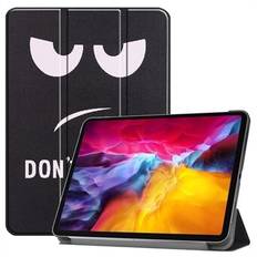 Mönsterutskrift Tri-fold Stand PU Läder Tablet Cover Smart Fodral med pennfack för Apple iPad Pro  (2021)