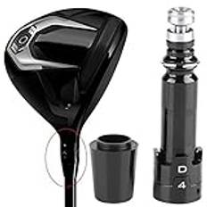 Qukaim Golf Axel Ärm Adapter Golf Club Driver Adapter, Axelhylsspets för Titleist TS2 TS3 förare, 0,335 tum, Kompatibel med olika golfaxlar, konstruktion