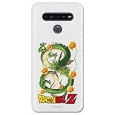Personalaizer Originalfodral kompatibelt med LG K41S - Dragon Ball Z design - Shenron och drakbollar - flexibelt transparent TPU-silikonfodral