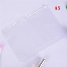 1pc a5/a6/a7 transparent förvaringsväska skolkontorsmaterial arkivhållare klar väska dokument organisation - A5