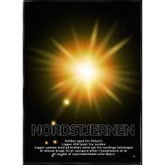 Nordstjernen, astronomi plakat - B2 (50x70 cm)