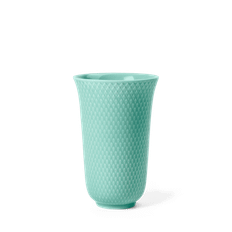 Lyngby Porcelæn Rhombe Color Vase aqua porcelæn - Køb her