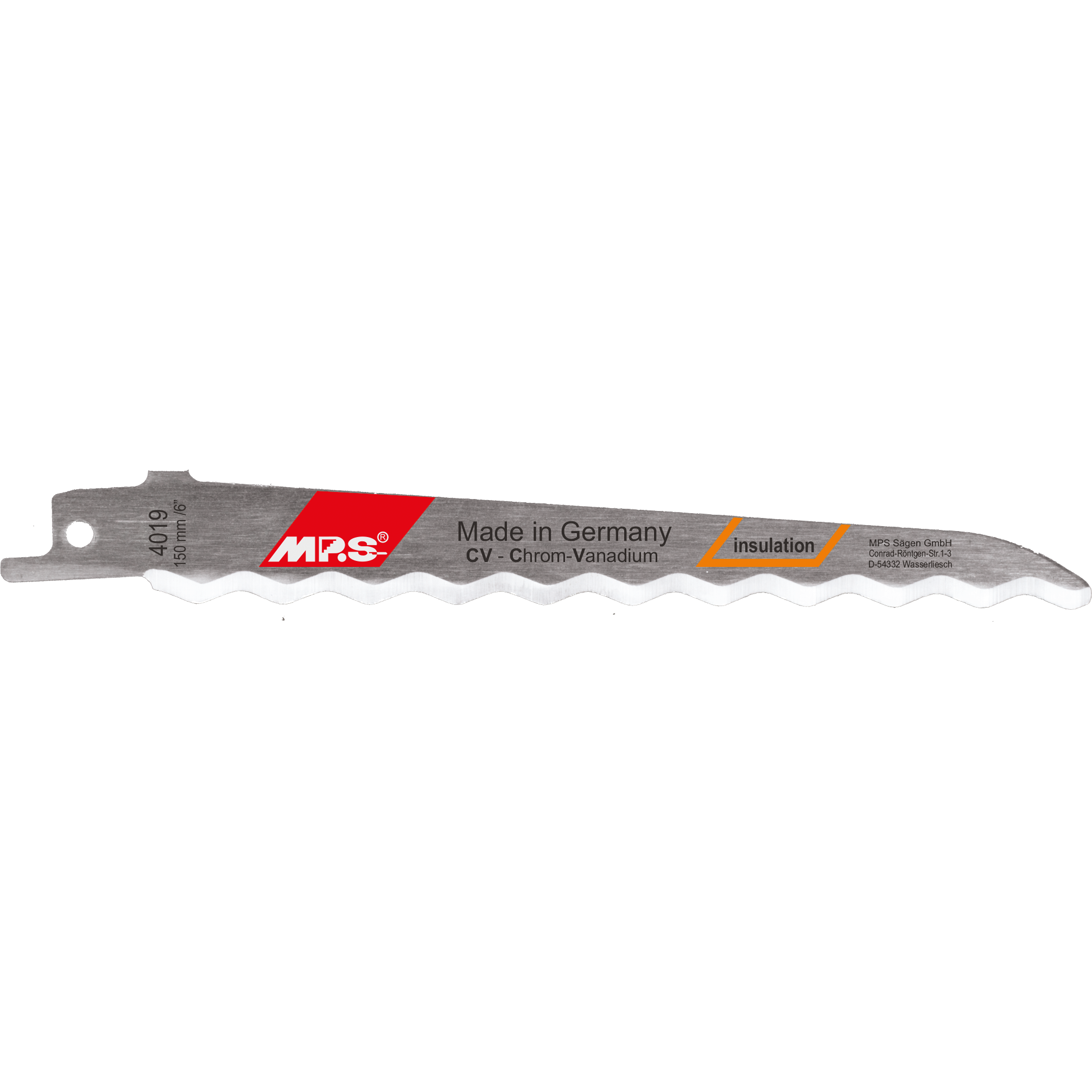 Bajonetsavklinge 4019, 2 stk. 150 mm Bimetal
