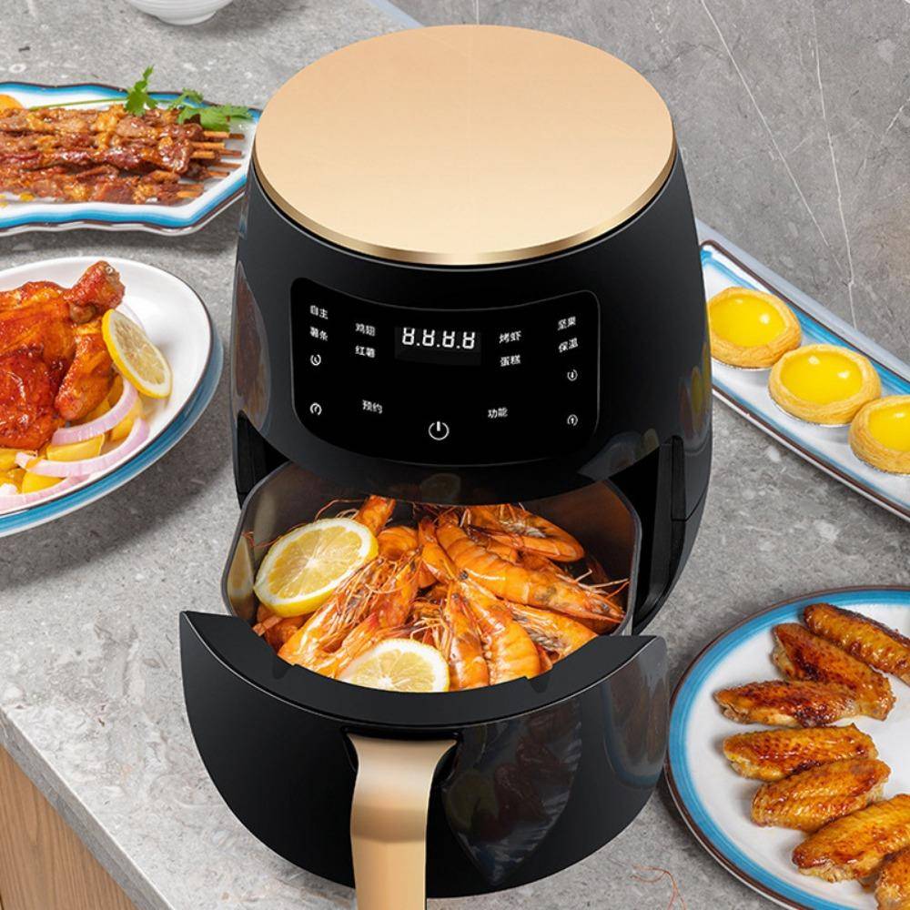 Ny Air Fryer Hem Stor Kapacitet Pommes Frites Maskin Multifunktionell Elektrisk Fritös