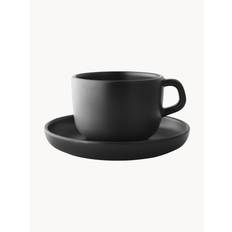 Kaffekopper Nordic Kitchen med underkopper, 4 stk