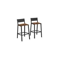 Industriell Barpall Vintage Brun/Svart