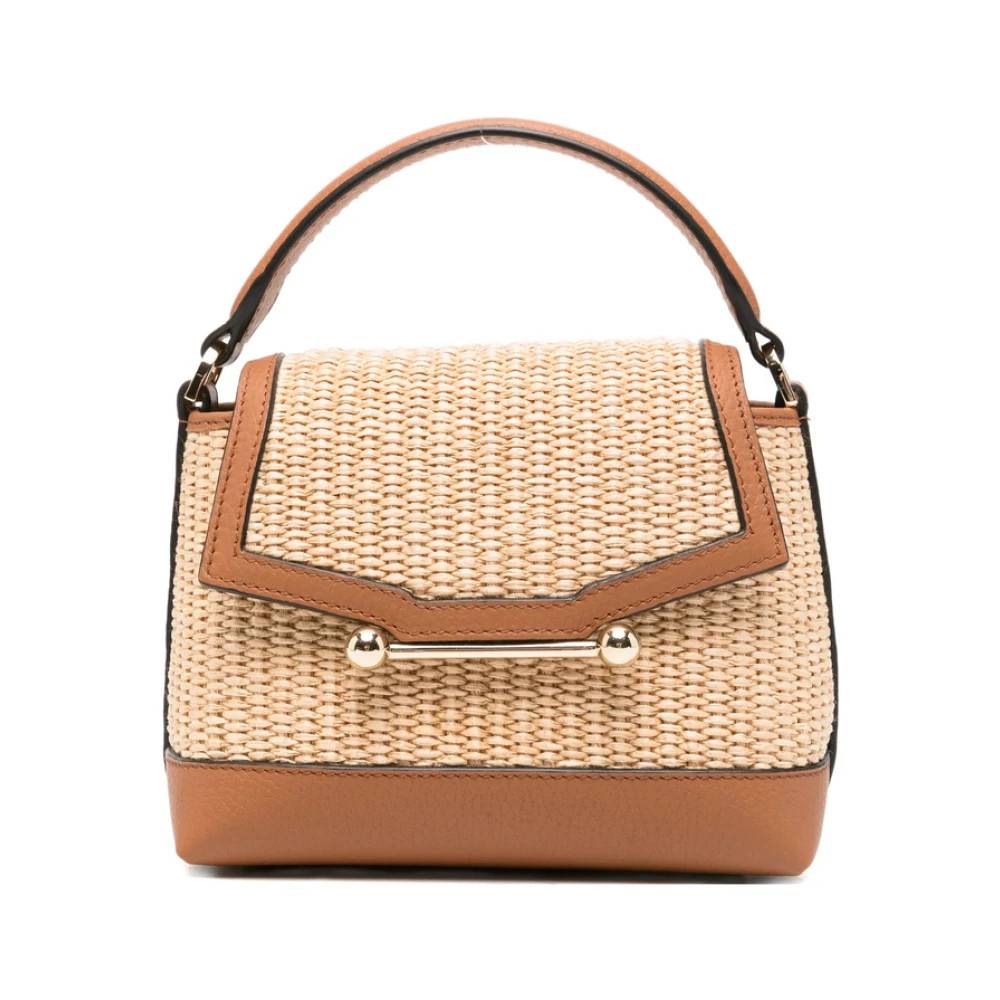 Strathberry, Tasker , Dame, Flerfarvet, ONE SIZE, Læder, Mosaic Nano Læder Top-Handle Taske