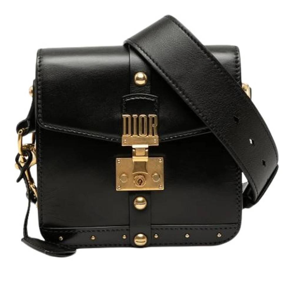 Dior Vintage Pre-owned Addict Square Flap - Vintage - Dame - Sort - ONE SIZE - Læder