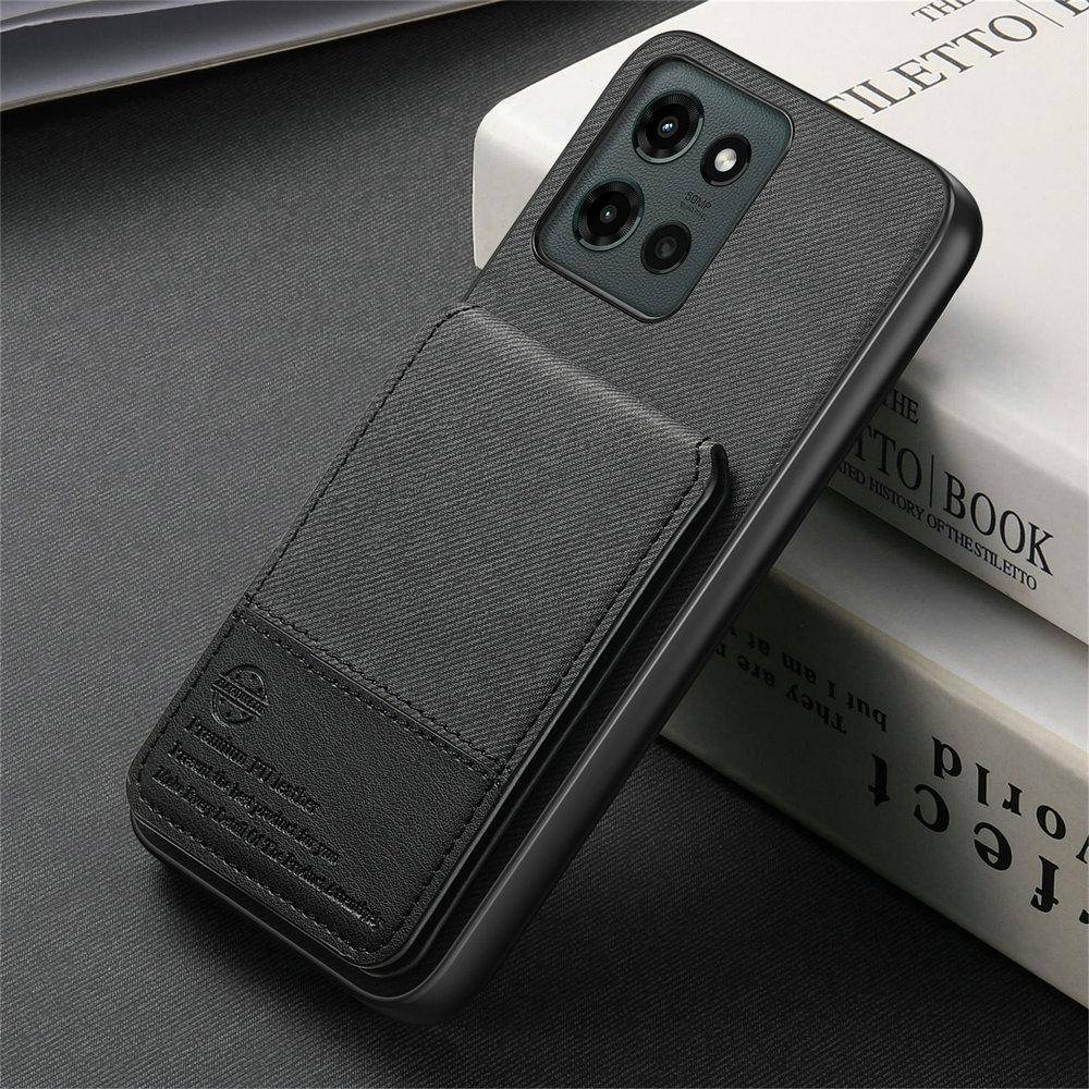 Lyxigt Fodral RFID-kort Fodral för Motorola Edge 50 Neo 60 Fusion 70 Pro Signature Baksidesfodral Plånbok Hud Moto Edge60 Stylus 5G 2025 grön