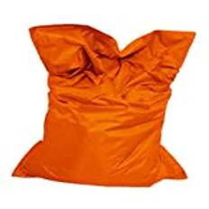 Lazy Place XXL-sittsäck för utomhus och inomhus, tvättbar, vattentät, med innersäck (orange)