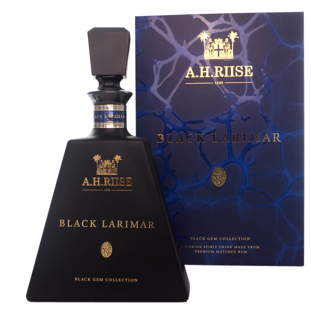 A. H. Riise Black Gem Collection- Black Larimar.