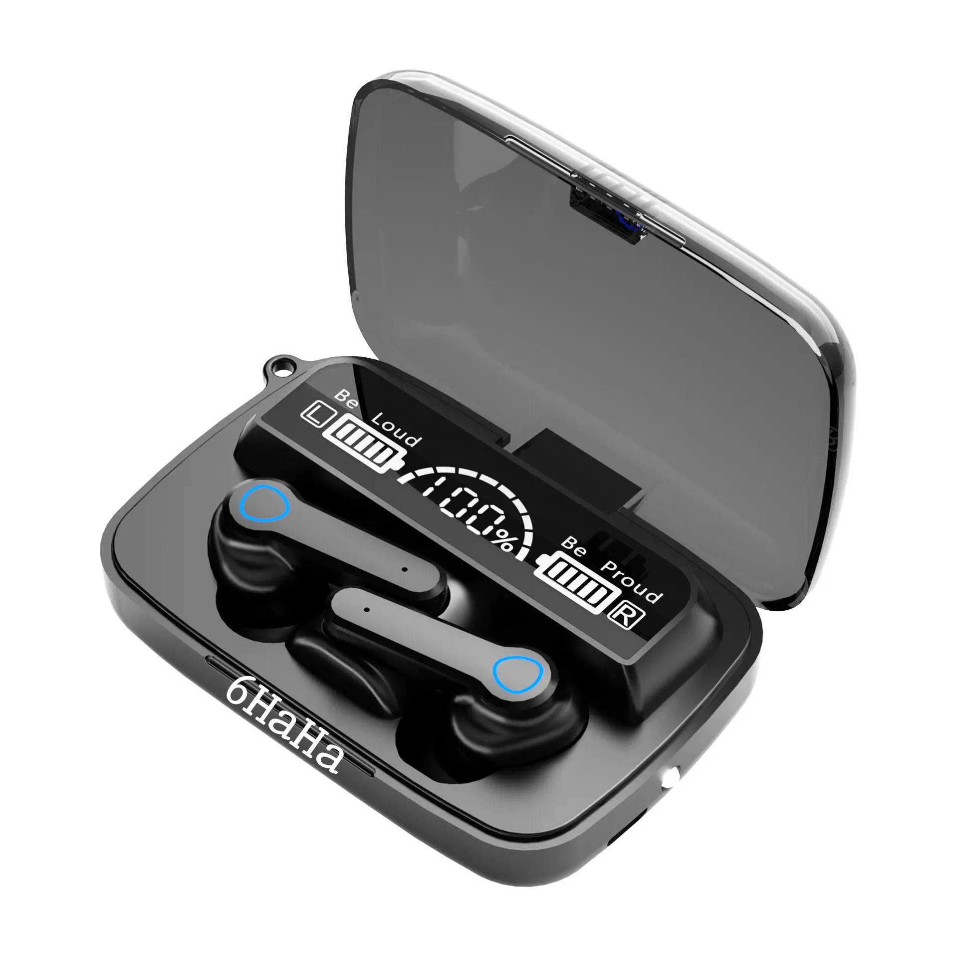 Wireless Stereo Earphones Earbuds Waterproof Headphone Headset Hot Sale New M19 TWS Bluetooth 5.0 Ce Digital Display AAC 1 Hour