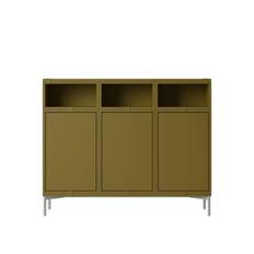 Muuto Stacked Reol Konfiguration 3 Brungrøn