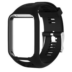 Rem af silikone til TomTom Runner 2 sort