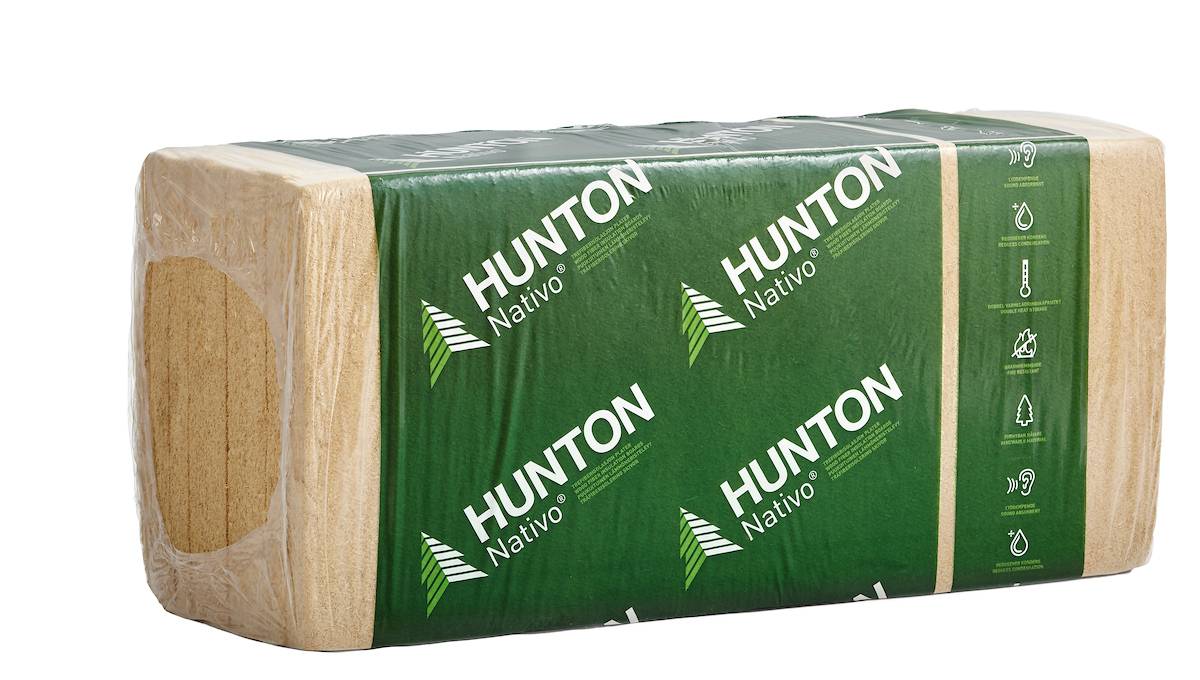 Hunton Nativo Træfiberisolering 95mm - pallepris