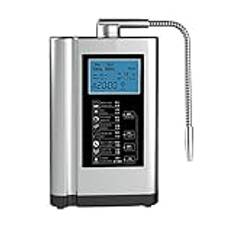 Vattenrenare Ph 3.5-10.5 Alkaline Acid Water Machine,Upp till -600mv Orp,7 vatteninställningar Hemfiltreringssystem,8000l varje filter,Automatisk rengöring,Smart Voice(Color:Silver,Size:220V)