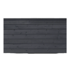 Plus Klink Profilhegn 174×91 cm i sort RAL 9005