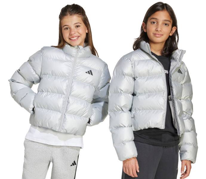 Synthetic Down Glam JR vinterjacka, SILVMT/BLKREF, Barn, 152