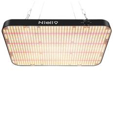 Niello 2000 W fullspektrum LED-växtlampa UV och IR för inomhusväxter, odlingsljus med dimbar belysning, kedjekopplingsfunktion, för vegetabilisk blomning
