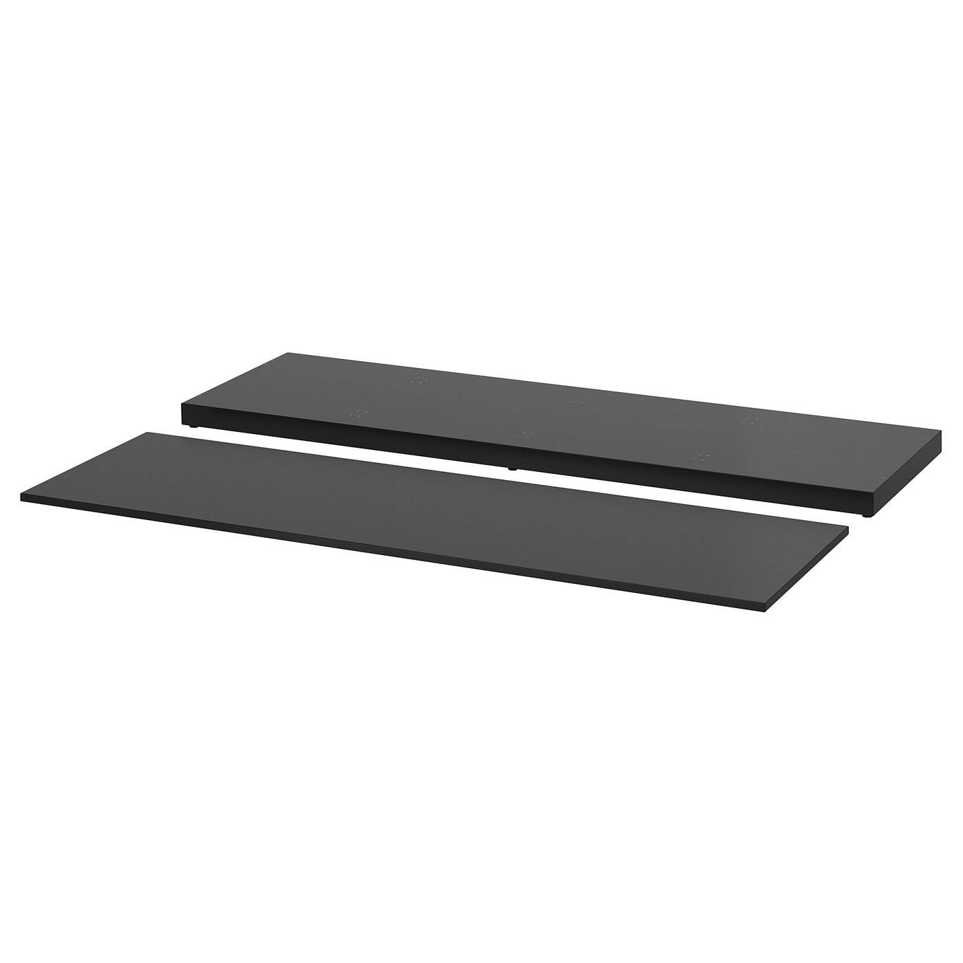 NORDLI Toppskiva och sockel, antracit, 160x47 cm