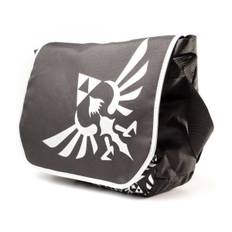 Zelda Black With Logo In Front Messenger Bag