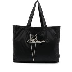 Rick Owens X Champion - totebag med broderad logotyp - herr - polyamid - one size - Svart