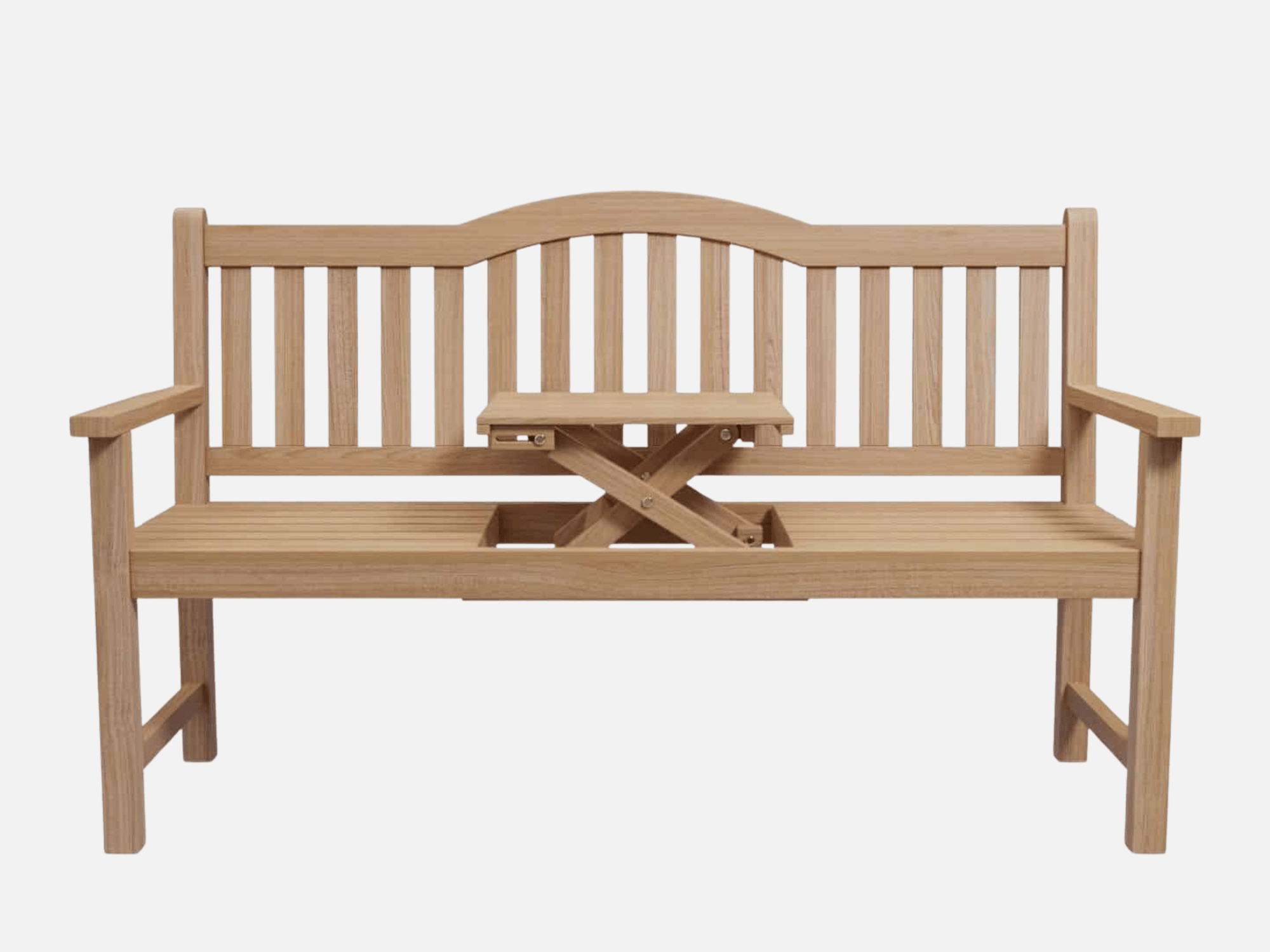 Havebænk teak med bord Jati Classic.