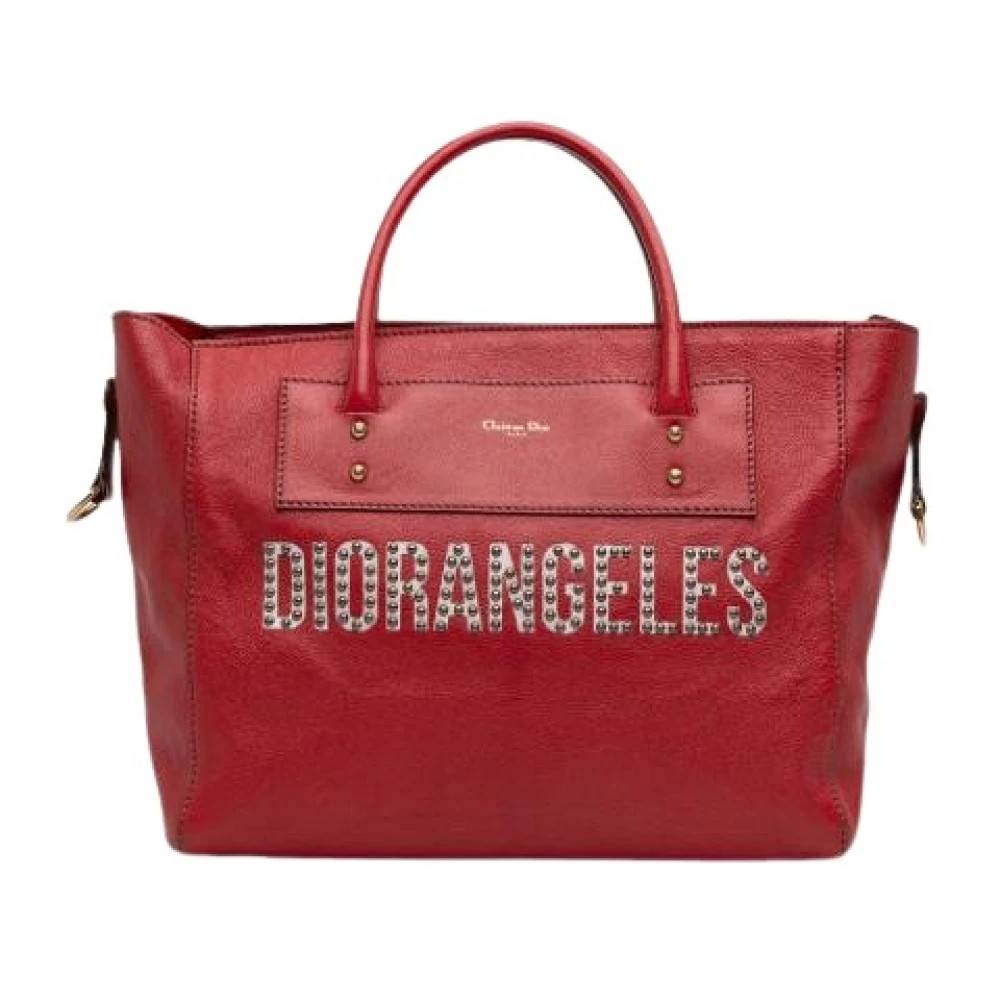 Dior Vintage Pre-owned Vintage Tote Bag - Vintage - unisex - Rød - ONE SIZE - Læder