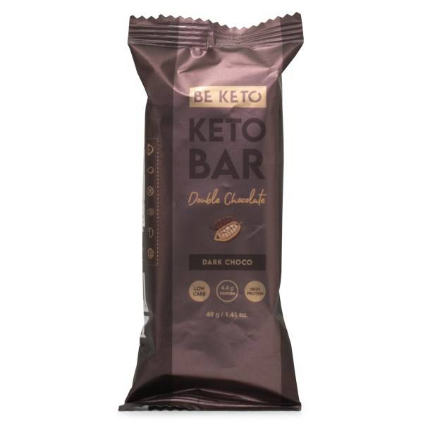BeKeto KETO Bar - Kort Datum, Double chocolate, 40 g