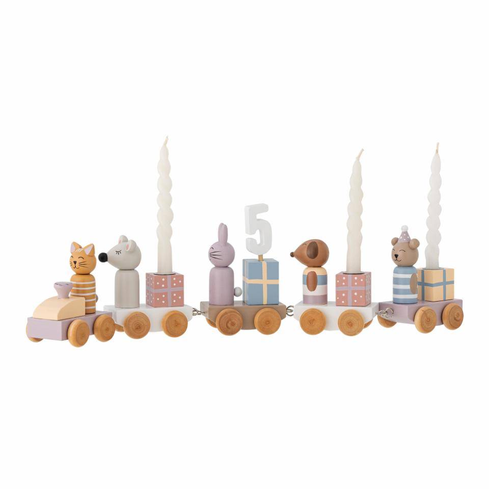 Bloomingville mini Junaid Fødselsdagsdekoration, Multifarvet, FSC®100%, MDF