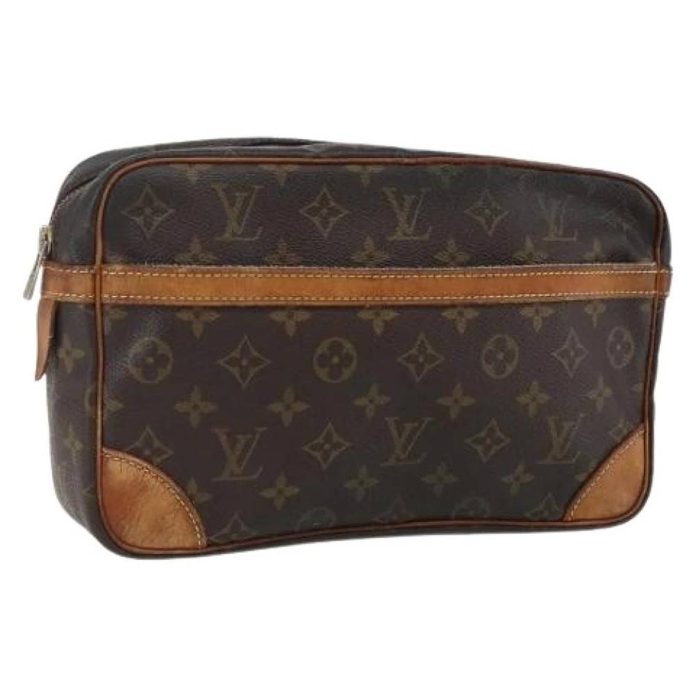 Louis Vuitton Vintage Pre-owned Vintage Clutch - Vintage - Dame - Brun - ONE SIZE - Tyl