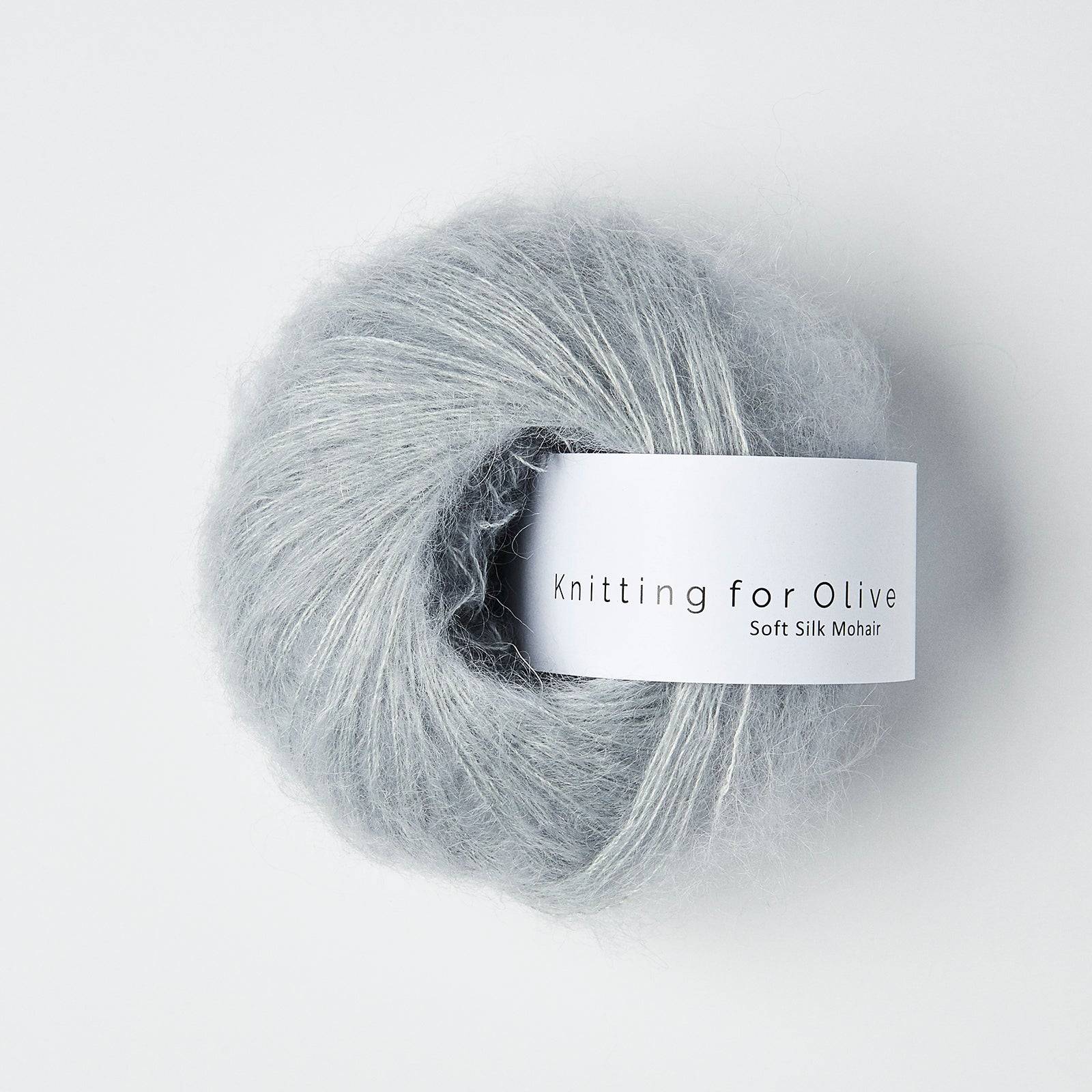 KFO Soft Silk Mohair - Pudderblå - Knitting for Olive garn - KFO340