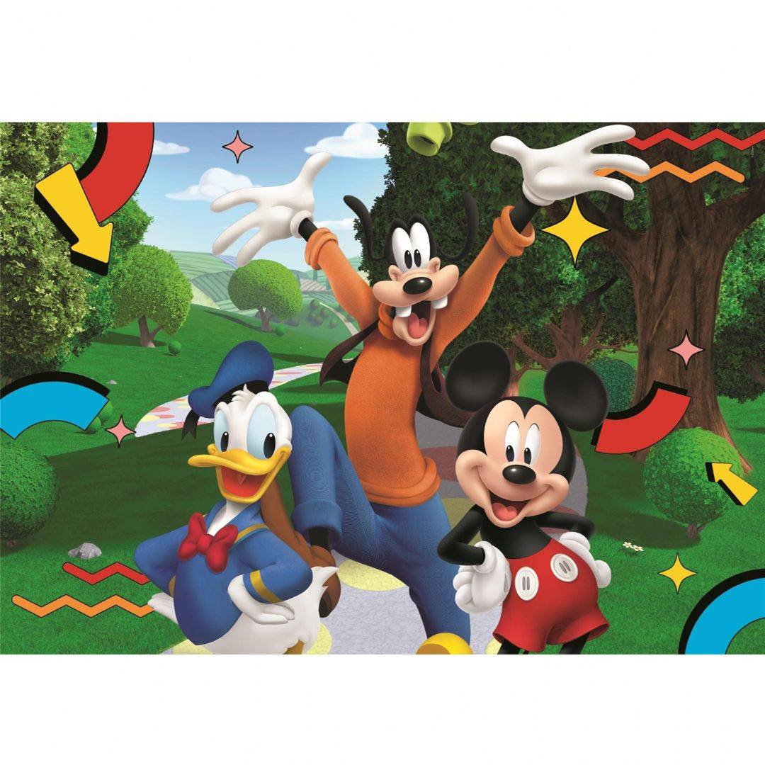 Mickey Mouse Club House 20, 104 brikker Puslespil Maxi 250189