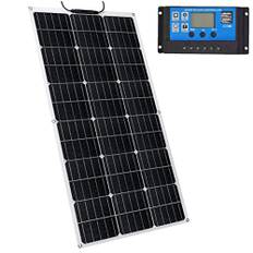 Flexibel solpanel 400 watt 18 volt monokristallin semi-flexibel böjbar mono off-grid laddare för marin husbil hytt skåpbil ojämna ytor,400W