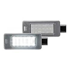 NSLUMO 2 st LED registreringsskylt lampa för Citro.en C3 C5 MK3 III C4 MK2 Cactus Picasso Grand Picasso MK2 C5 Aircross Elysee 2013-UP för Peug.eot 207CC 208 308 II 2008 3008 508